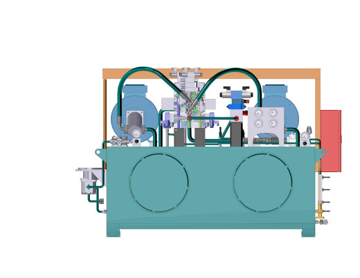 液压动力装置2000L模型3D图纸 x_t格式缩略图